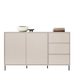 Furniture To Go Avenale Sideboard 2 Door 3 Drawer in Cashmere in Cream - thumbnail 7