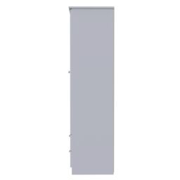 Ready Assembled 2 U Albert 2 Door 2 Drawer Wardrobe (Ready Assembled) in Grey - thumbnail 2