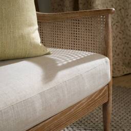 Voyage Maison Remi 2-Seater Rattan Chair in Light Oak - thumbnail 5