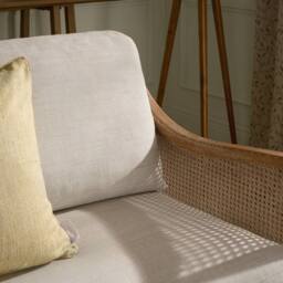 Voyage Maison Remi 2-Seater Rattan Chair in Light Oak - thumbnail 4