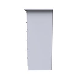 Ready Assembled 2 U Trent 1 Door 5 Drawer Childrens Wardrobe (Ready Assembled) in White - thumbnail 2