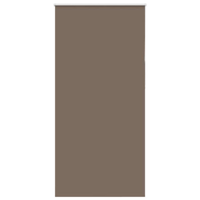 Berkfield Home Roller Blind Blackout Coffee 90x210 cm Fabric Width 85.7 cm Polyester in Brown - image 1