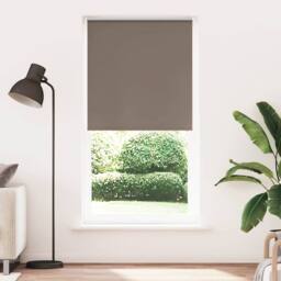 Berkfield Home Roller Blind Blackout Coffee 90x210 cm Fabric Width 85.7 cm Polyester in Brown - thumbnail 2