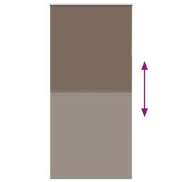 Berkfield Home Roller Blind Blackout Coffee 90x210 cm Fabric Width 85.7 cm Polyester in Brown - thumbnail 5