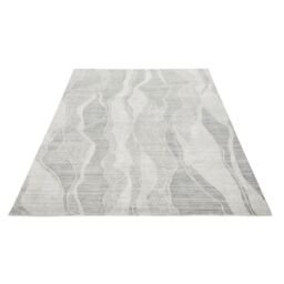 The Rug Shop UK Grey Modern Abstract Viscose Luxurious Easy to Clean Area Rug - Size: 170 cm x 240 cm - thumbnail 5