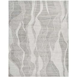 The Rug Shop UK Grey Modern Abstract Viscose Luxurious Easy to Clean Area Rug - Size: 170 cm x 240 cm - thumbnail 6