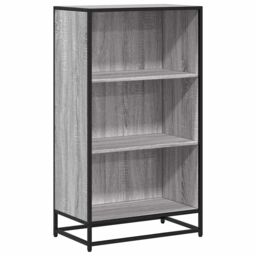 Berkfield Home Book Cabinet Grey Sonoma 60x35x107.5 cm Engineered Wood - thumbnail 2