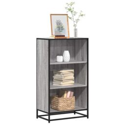 Berkfield Home Book Cabinet Grey Sonoma 60x35x107.5 cm Engineered Wood - thumbnail 1