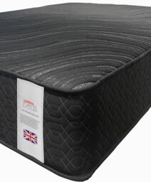 Somnior Obsidian 7 Zone Pocket Spring Motion Isolation Black Mattress 28cm - Size: Double