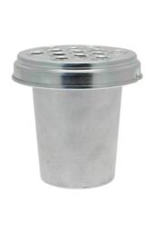 KDMD Grave Vase Liner 5inch Silver Grave Vases - thumbnail 2