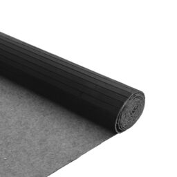 Berkfield Home Rug Rectangular Black 80x100 cm Bamboo - Size: Medium - thumbnail 5
