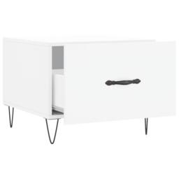 Berkfield Home Decorative Coffee Tables 2 pcs White 50x50x40 cm Engineered Wood - Size: 50 x 50 x 40 cm - thumbnail 7