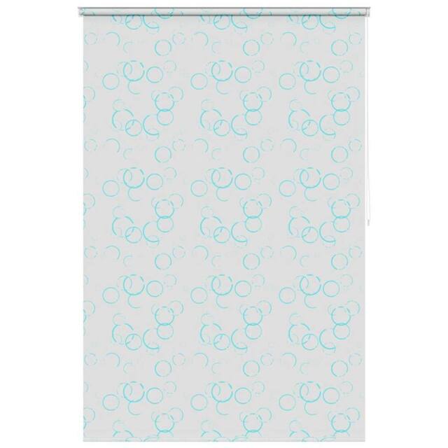 Berkfield Home Shower Roller Blind 140x240 cm Bubble in White - image 1
