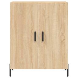 Berkfield Home Highboard Sonoma Oak 69.5x34x180 cm Engineered Wood in Light Tan - thumbnail 8
