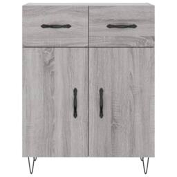 Berkfield Home Highboard Grey Sonoma 69.5x34x180 cm Engineered Wood - thumbnail 8