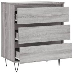 Berkfield Home Sideboard Grey Sonoma 60x35x70 cm Engineered Wood - Size: 60 x 35 x 70 cm - thumbnail 6
