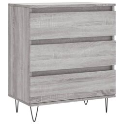 Berkfield Home Sideboard Grey Sonoma 60x35x70 cm Engineered Wood - Size: 60 x 35 x 70 cm - thumbnail 2