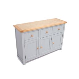 Cabinet Bits Argenta Light Grey 3 Drawer 3 Door Sideboard Wood Knob - thumbnail 3