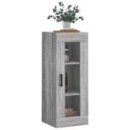 Berkfield Home Wall Mounted Cabinet Grey Sonoma 34.5x34x90 cm - thumbnail 4