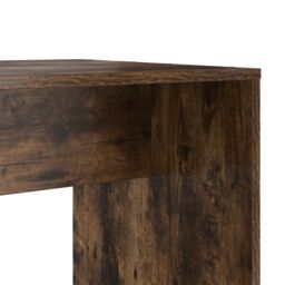 Berkfield Home with Shelf with Storage Smoked oak Engineered wood in Brown - thumbnail 7