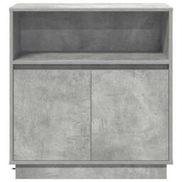 Berkfield Home Sideboard with LED Concrete Grey 71x34, 5x75 cm Engineered Wood - thumbnail 8