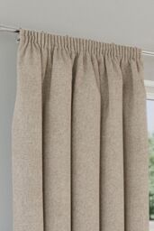 Enhanced Living 100% Blackout Pencil Pleat Thermal Energy Saving Curtains - Ideal for Living Rooms & Bedrooms - Size: 117 cm width x 183 cm drop - thumbnail 2