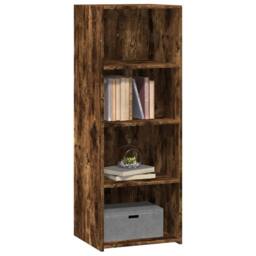 Berkfield Home Highboard Smoked Oak 45x41x124 cm Engineered Wood in Brown - Size: 45 x 41 x 124 cm - thumbnail 3