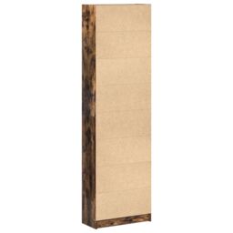 Berkfield Home Wardrobe Smoked Oak 55x25x189 cm Engineered Wood in Brown - Size: 55 x 25 x 189 cm - thumbnail 8