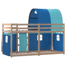 Berkfield Home Bunk Bed without Mattress Blue 80x200 cm Solid Wood Pine - thumbnail 7