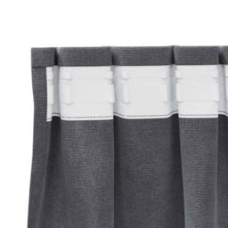 Berkfield Home Elegant Blackout Curtains with Top Tape 2 pcs Super Light Grey Velvet - thumbnail 7