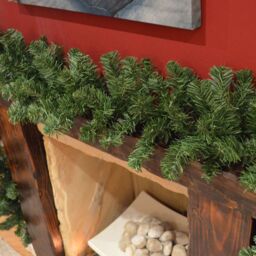 Samuel Alexander 2 Pack 270cm (9ft) x 20cm Imperial Pine Christmas Garland Decoration Plain Green - Size: 270 cm (9ft) x 20 cm - thumbnail 3