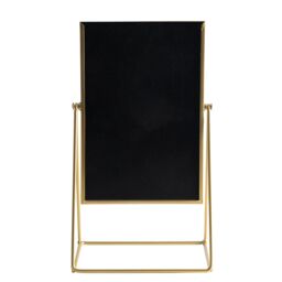 Harbour Housewares 39cm Rectangle Makeup Mirror - Dressing Table Tabletop Cosmetic Bathroom Mirror in Gold - thumbnail 9