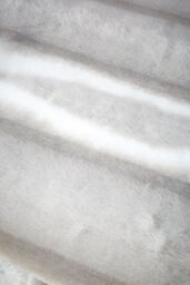 Catherine Lansfield 'Flint' Cosy Faux Fur Blanket Throw in Silver - Size: 130 cm x 170 cm - thumbnail 2
