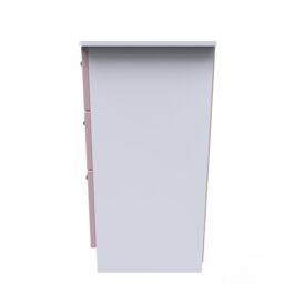 Ready Assembled 2 U Windsor 6 Drawer Kneehole Desk (Ready Assembled) in Dusty Pink - thumbnail 2