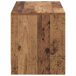 Berkfield Home TV Stand Old wood Engineered Wood - thumbnail 7