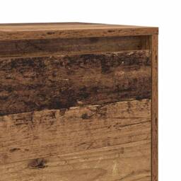 Berkfield Home TV Stand Old wood Engineered Wood - thumbnail 9
