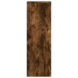 Berkfield Home Plant Stands 2 pcs Smoked Oak 33x33x100 cm Engineered Wood in Brown - Size: 33 x 33 x 100 cm - thumbnail 4