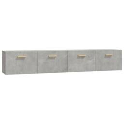Berkfield Home Wall Cabinets 2 pcs Concrete Grey 100x36.5x35 cm Engineered Wood - thumbnail 2