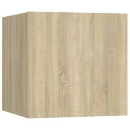 Berkfield Home Classic 5 Piece TV Cabinet Set Sonoma Oak Engineered Wood in Light Tan - thumbnail 5