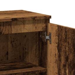 Berkfield Home Sideboard Old Wood 60x35x70 cm Engineered Wood in Brown - Size: 60 x 35 x 70 cm - thumbnail 8