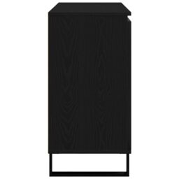 Berkfield Home Sideboard Black Oak 104x35x70 cm Engineered Wood - Size: 104 x 35 x 70 cm - thumbnail 8