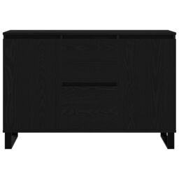 Berkfield Home Sideboard Black Oak 104x35x70 cm Engineered Wood - Size: 104 x 35 x 70 cm - thumbnail 7