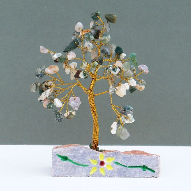 KDMD Tree Agate - 80 Stone in Green - image 1