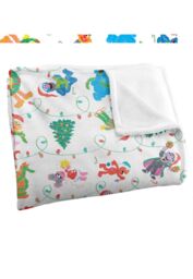Sesame Street Tangled Lights Pattern Silky Touch Super Soft Throw Blanket 152 X 127 cm in White - thumbnail 3