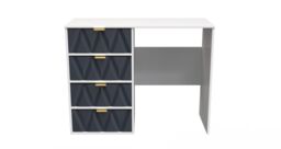 Ready Assembled 2 U Dallas 4 Drawer Vanity (Ready Assembled) in Dark Blue