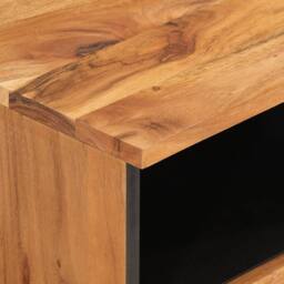 Berkfield Home TV Cabinet 70x33x46 cm Solid Wood Acacia in Brown - Size: 70 x 33 x 46 cm - thumbnail 8
