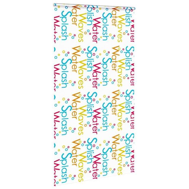 Berkfield Home Shower Roller Blind with Cassette 130x240 cm Fabric Width 126 cm in White - image 1