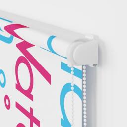 Berkfield Home Shower Roller Blind with Cassette 130x240 cm Fabric Width 126 cm in White - thumbnail 8