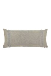 Murmur 'Lir' Linen Cushion in Grey - thumbnail 1