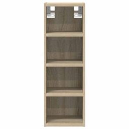 Berkfield Home Hanging Cabinet Sonoma Oak 20x29.5x60 cm Engineered Wood in Brown - thumbnail 4
